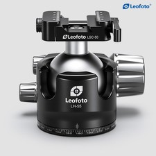 Leofoto LH-55SC Tripod head Ball head 55mm Low Profile dual clamp Arca/Picatinny