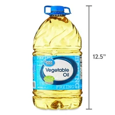 Great Value 100% Pure Vegetable Oil 1 Gallon – Soybean Oil, Gluten-Free, Kosher