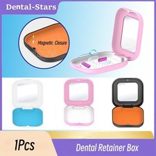 Dental Retainer Cases Box Braces Night Mouth Guard Container Square Storage Box