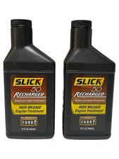 Slick 50 Recharged High Mileage Engine Treatment, (15 oz)x2. (FF)