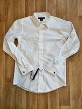 Brooks Brothers White Dress Shirt 18 or S French Cuff Formal Button Down NWT