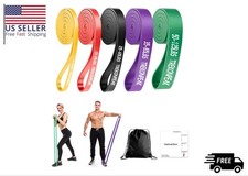 Heavy Duty Resistance Bands Set 5 Loop for Gym Exercise Pull up Fitness Workout