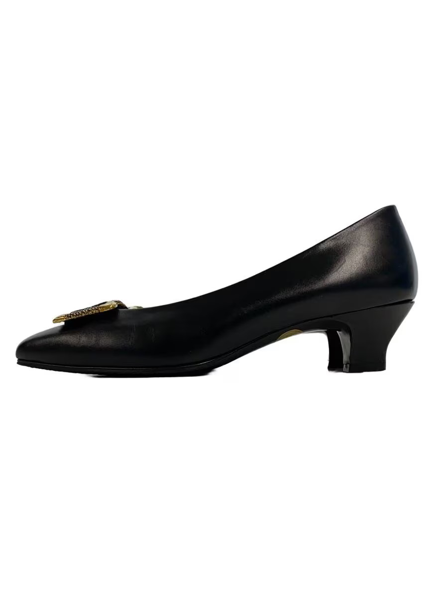 Yves Saint Laurent Pumps Blk Leather Jlz82