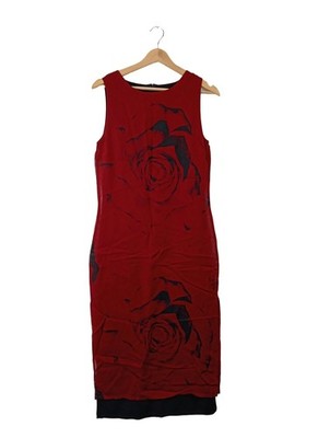 CLASS INTERNATIONAL Tunikakleid Damen Kleid Gr. DE 36 rot-schwarz Elegant