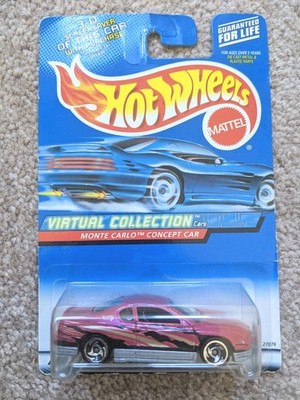HOT WHEELS 2000 #109 Virtual Collection Chevy Monte Carlo SS Concept Car 