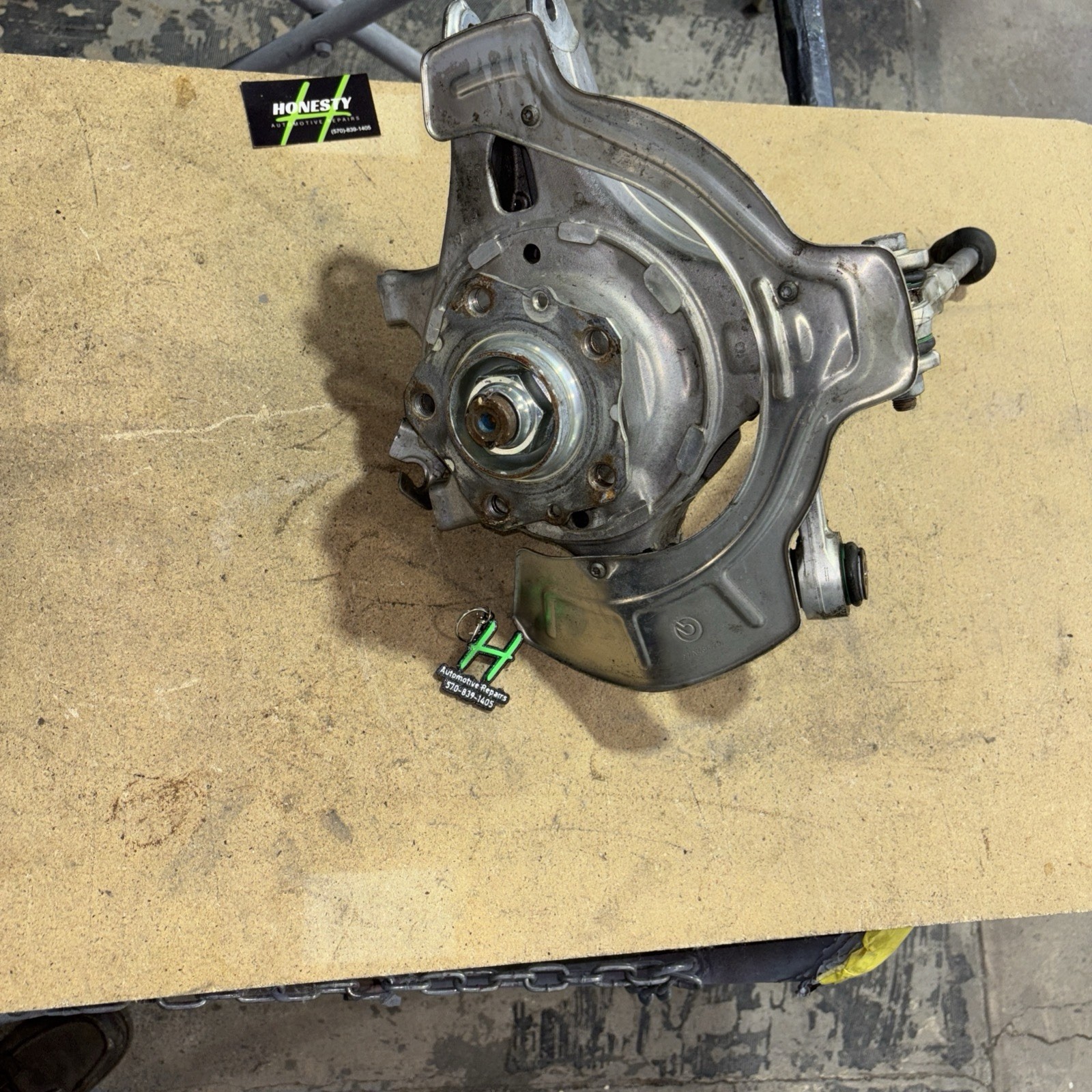 ✅ Used 2012 Ferrari FF Left Rear Hub Knuckle w/ Control Arms #8196 L3 OEM 