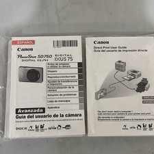 2A Canon PowerShot SD750 Digital ELPH IXUS 75 User Guide Manual Spanish Print
