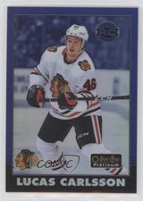 2020 O-Pee-Chee Platinum Retro Rookies Rainbow Blue 71/149 Lucas Carlsson 04cg