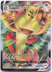 Meowth VMAX SWSH005 Sword & Shield Black Star Promo Holo