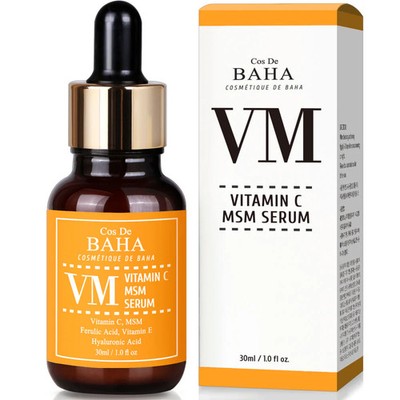 Cos De BAHA Vitamin C + MSM Brightening Facial Serum 30ml