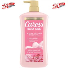 Body Wash for Women, Daily Silk White Peach  Orange Blossom for Dry Skin