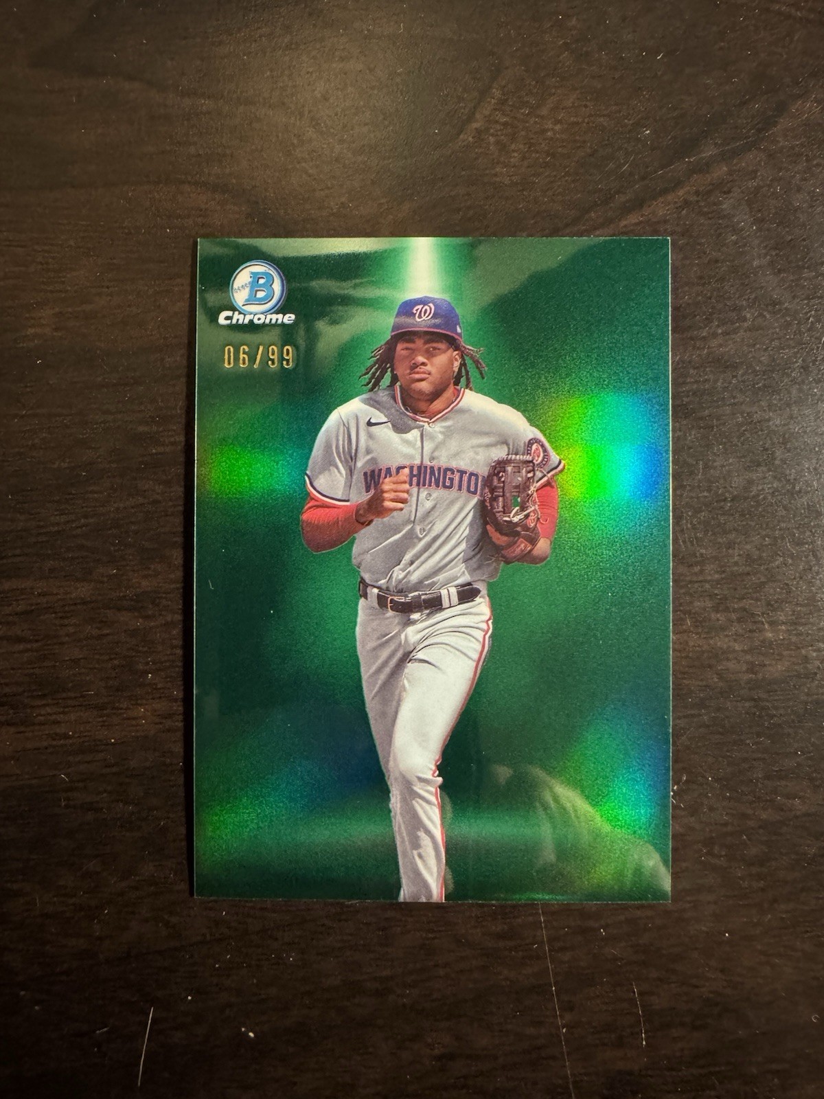 2024 Bowman - Bowman Spotlights Green Refractor #BS-4 James Wood /99 (RC)