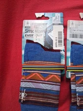Smartwool socks small sm s crew Zigzag Valley Blue merino wool unisex men/women