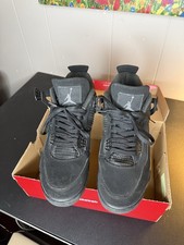 Jordan Air Jordan 4 Retro Black Cat Black Mid...