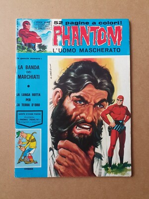 Phantom L'uomo Mascherato 05.08.1973 The Masked Man Vintage Comic - Italian