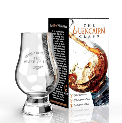 Vaso oficial de whisky Glencairn ""El agua de la vida"" degustación de whisky escocés - Imagen 3 de 7
