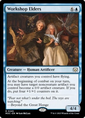 WORKSHOP ELDERS mtg NM-M Commander March of The Machine 1 Rare