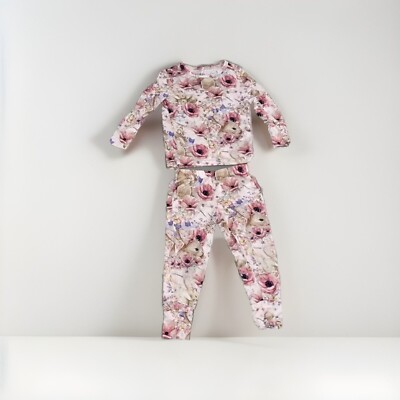 Everly Rose Classic Pajama Set - 2T / Pink 