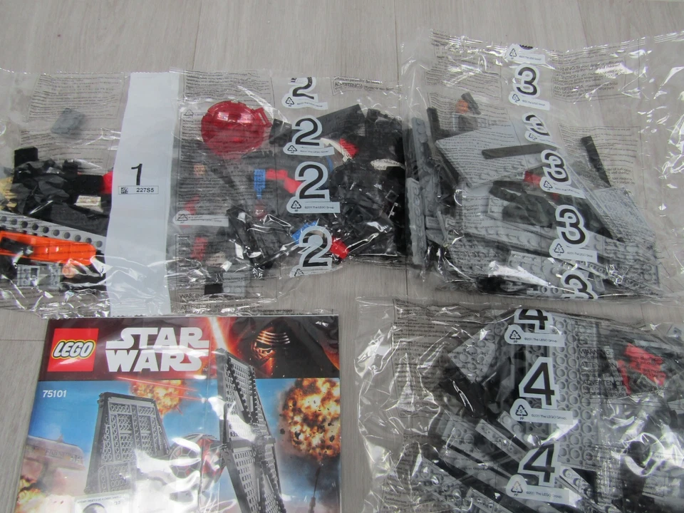Lego 75101 Star Wars First Order Special Forces TIE Fighter SEALED CONTENTS - Image 3 of 3