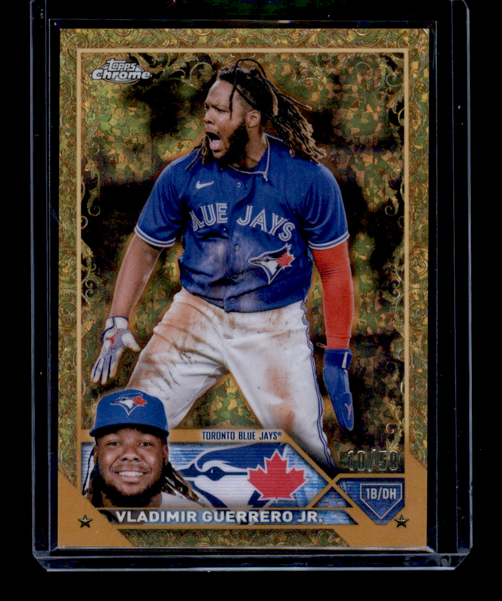 2023 Topps Gilded Chrome #107 Vladimir Guerrero Jr. Gold Mini-Diamond 10/50