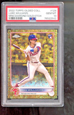 2022 Topps Gilded Collection LUKE WILLIAMS Mini-Diamond Gold Etch /50 PSA 10 GEM