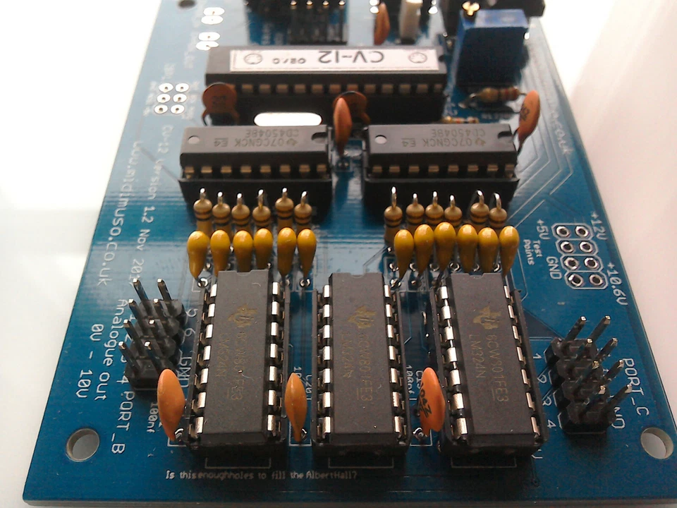 MIDI CV converter  Midimuso CV-12  Kit POLYPHONIC  Moog 1V / Oct - Image 4 of 4