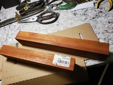 Padauk WOOD  KNIFE MAKING - WOOD STOCK 2" X 1.5" X 11"  2" X 1.5" X 13"