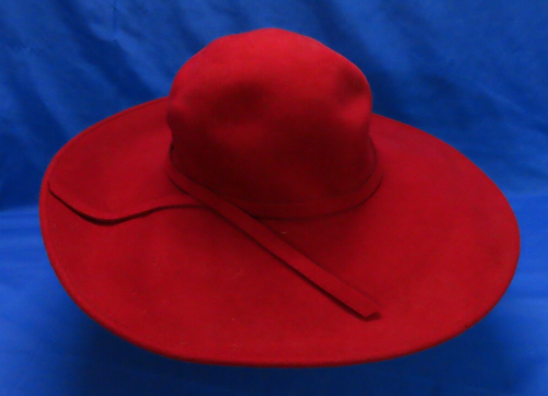 Vintage SCALA MAROON RED Wool Felt 