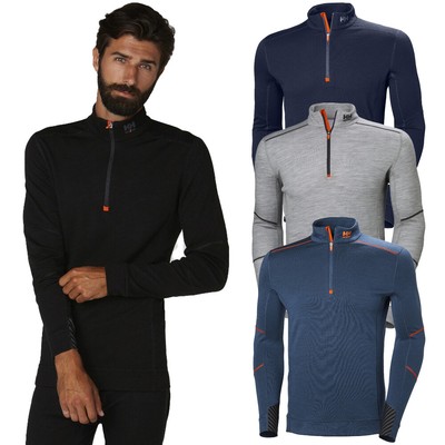 helly hansen half zip baselayer