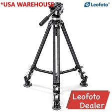 Leofoto LVC-193C BV-15 Twin Leg Video Tripod with Fluid Head