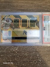 2020 Gold Standard RPA Triple #293 AJ Dillon 22/99 PSA 9