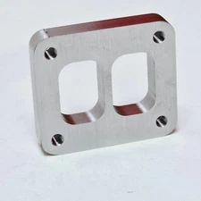 Stainless T4 Divided Twin Scroll Inlet Turbo Flange Threaded 3/4" GT30 GT35 S300