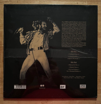 33 LP JETHRO TULL LIVE AT THE NEWPORT POP FESTIVAL 1969 SEALED