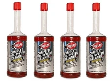 Red Line Oil 60103 Set of 4 SI-1 Complete Fuel System Cleaner Oil Bottles, 15oz