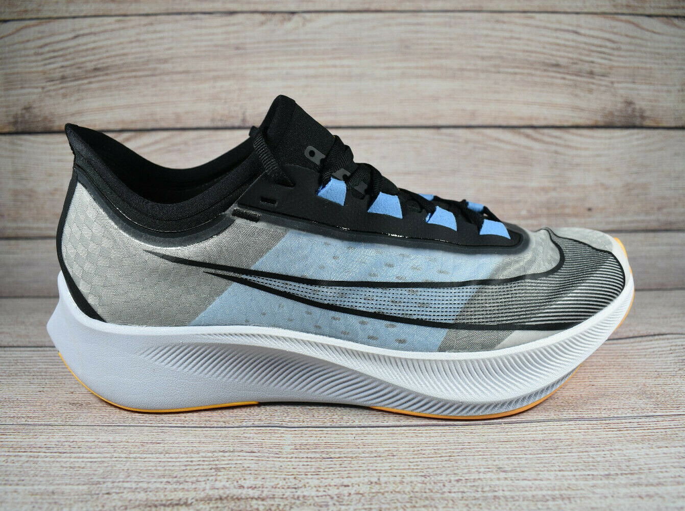nike zoom fly 3 white black university blue laser orange