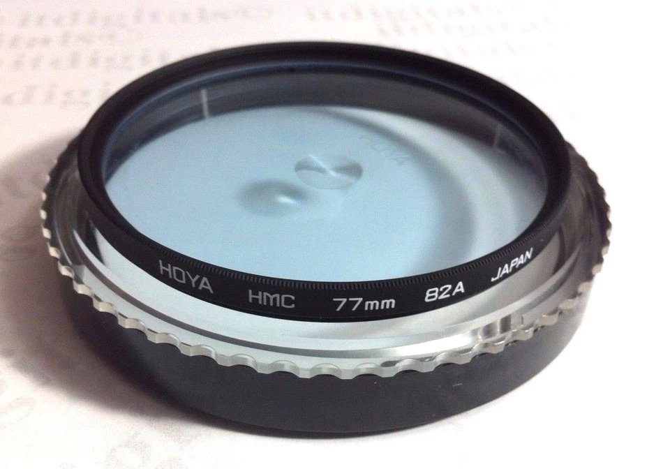 Hoya 77mm Multi-Coated HMC 82A 82 A Conversion Glass Lens Filter 77 mm 82-A MC  - Image 4 of 4