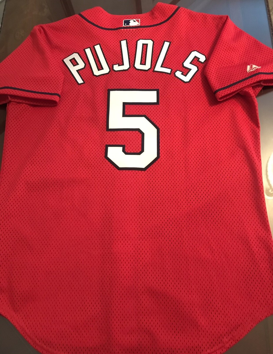 Rare Vintage Albert Pujols #5 St Louis Cardinals Spring/BP