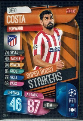 Topps Match Attax Champions League 19/20 Karte Nr. SBI 4 Diego Costa