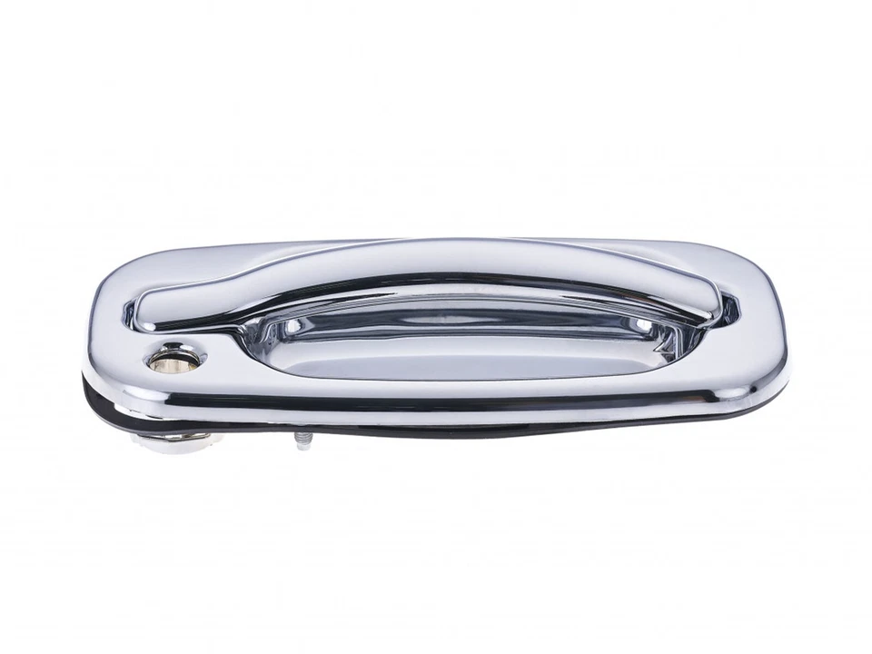 Manija de puerta exterior delantera cromada para 99-06 Silverado Sierra Yukon derecha 15034986CH Foto 3 de 4