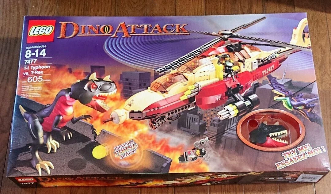 LEGO Dino Attack T-1 Typhoon VS T-Rex 7477 Japan Educational Toys Adults Welcome