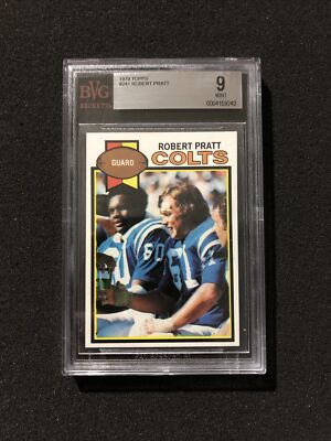 1979 Topps Football ROBERT PRATT #241 BVG/BGS GRADED 9 - MINT