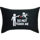 Do Not Touch Me Pillow Anti Valentines Day Gift Funny Single Man Woman Cupid