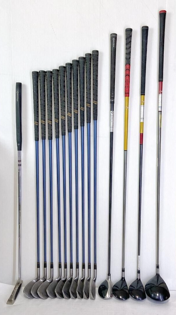 Taylormade Club Set 1W 5W 7W 7H 3-9i Pw Aw Sw PT 15pc RH Regular 