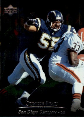 1996 Upper Deck Junior Seau . San Diego Chargers #86