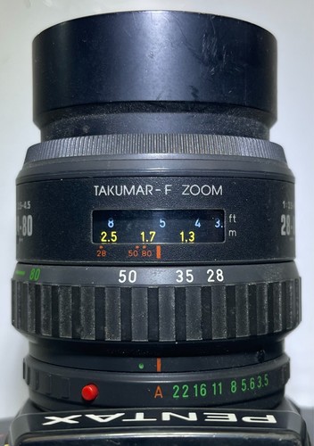 PENTAX-SF10 35mm SLR Camera - w/28-80mm Takumar lense / working - Picture 3 of 10