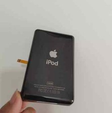 Black Thin Metal Back Case Housing Audio Jack Hold Switch for iPod Classic/Video