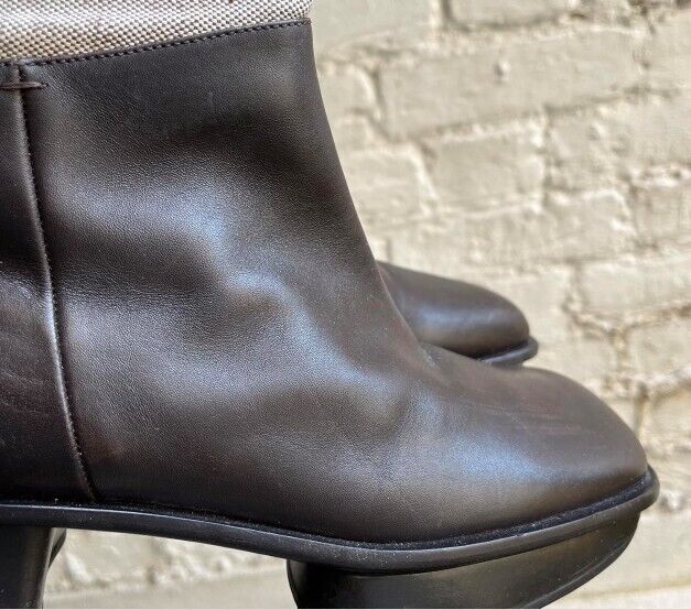 womens 1999 ss vintage prada split sole platform boots UK womens 1999 ss vintage prada split sole platform boots UK