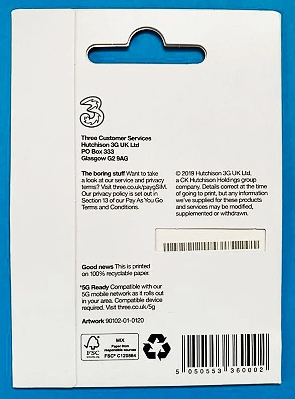 (eSIM) UK/Europe eSim with 40(6)/100(12)/200(18)GB, Unlimited Talk&Text - Image 3 of 3