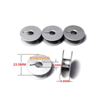 5 Pcs Aluminium Bobbins 91-168 178-05 For Pfaff 416, 417, 418, 419