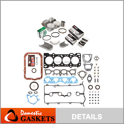 Full Gasket Set Bearings Pistons Fit 00-03 Mazda 626 Protege Protege5